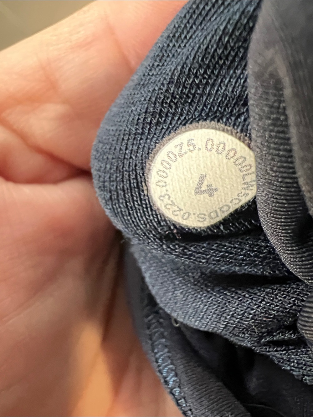 #201 Lululemon Wunder Train High Rise Tight 25” True Navy Size 4 EUC - Picture 4 of 4